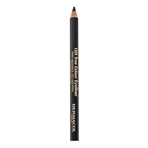 Dermacol 12H True Colour Eyeliner tužka na oči 8 Black 2 g