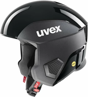 UVEX Invictus MIPS Black/Anthracite Mat 56-57 cm Kask narciarski