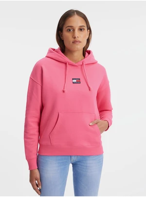 Pink Women's Hoodie Tommy Jeans - Women