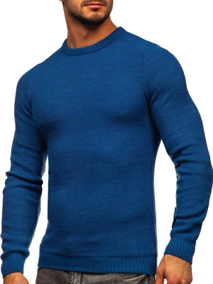 Modrý pánský svetr Bolf 4629
