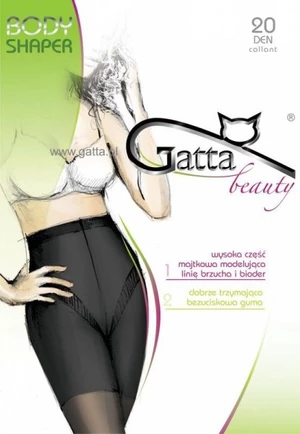 Gatta Body Shaper 20 den 5-XL Punčochové kalhoty 5-XL Nero