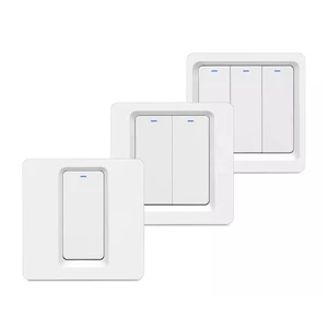 ATHOM Homekit 1/2/3 Gang EU WiFi Smart Switch Press Key Siri Voice Control Neutral Needed