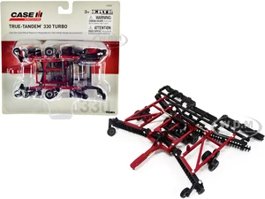 Case IH True-Tandem 330 Turbo Disc Harrow with Folding Wings Red "Case IH Agriculture" 1/64 Diecast Model by ERTL TOMY