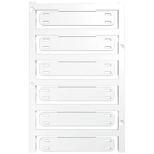 Weidmüller 1432750000 SFX 11/60 MC NE WS V0 značkovač káblov  Potlačiteľná plocha: 11 x 44 mm biela Počet markerov: 60 6