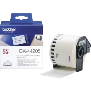 Brother DK-44205 etikety v roli 62 mm x 30.48 m papier  biela 1 ks premiestniteľné DK44205 univerzálne etikety