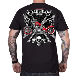 Triko BLACK HEART Iron  XXL  černá