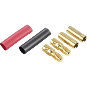 Schnepp DS 5,3 banánový konektor zástrčka, rovná, zásuvka, rovná Ø pin: 5.3 mm červená, čierna 1 ks