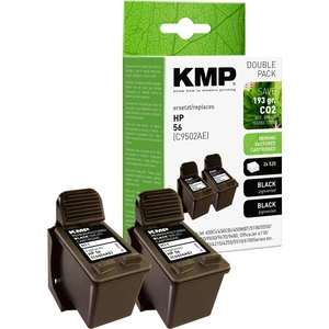 KMP Ink náhradný HP 56 kompatibilná Dual čierna H11D 0995,4021