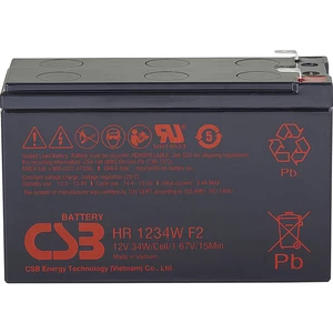 CSB Battery HR 1234W high-rate HR1234WF2 olovený akumulátor 12 V 8.4 Ah olovený so skleneným rúnom (š x v x h) 151 x 99