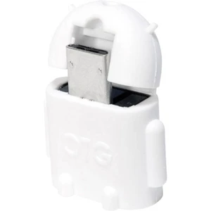 LogiLink USB 2.0 adaptér [1x micro USB 2.0 zástrčka B - 1x USB 2.0 zásuvka A] AA0063 s funkciou OTG