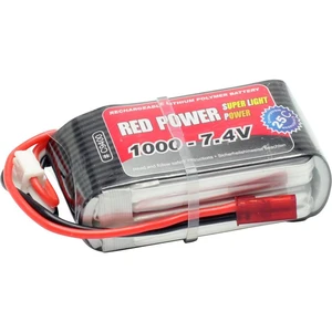 Red Power akupack Li-Pol 7.4 V 1000 mAh Počet článkov: 2 25 C SoftCase XT60