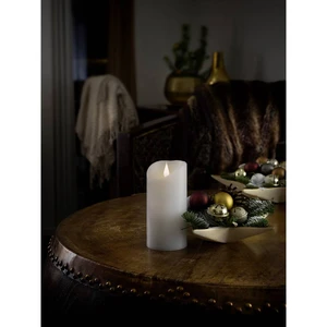 Konstsmide 1831-100 LED sviečka z vosku   biela teplá biela (Ø x v) 7.5 cm x 15.5 cm