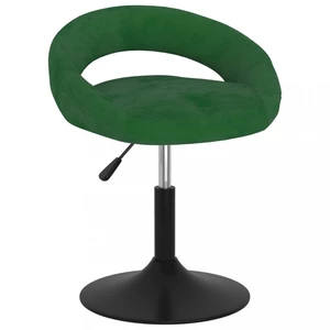 Barová židle samet / kov Dekorhome Tmavě zelená,Barová židle samet / kov Dekorhome Tmavě zelená