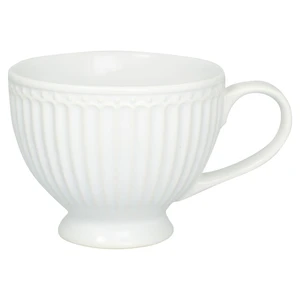 Biely porcelánová šálka Green Gate Alice, 400 ml