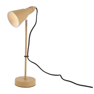 Horčicovožltá stolová lampa Leitmotiv Mini Cone, ø 16 cm