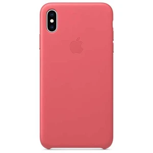 Apple iPhone XS Max Leather Case - Peony Pink