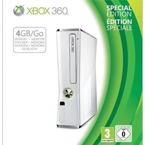 Xbox 360 mium S 4GB, white (Special Edition) - Használt termék, 12 hónapos garancia