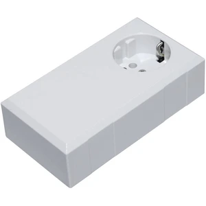TRU COMPONENTS ESO 1250 E puzdro na zástrčku 125 x 67 x 50  polykarbonát, ABS svetlo sivá 1 ks