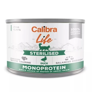 CALIBRA Life konzerva Sterilised Duck pro kočky 200 g