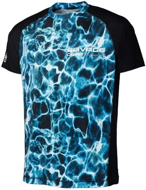 Savage Gear Tricou Marine UV T-Shirt Sea Blue XL