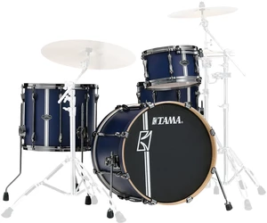 Tama ML40HZBN2-SBV Superstar Hyper‐Drive Maple Duo Satin Blue Vertical Stripe Conjunto de batería acústica
