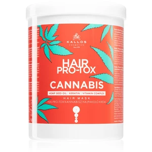 Kallos Hair Pro-Tox Cannabis regenerační maska na vlasy s konopným olejem 1000 ml