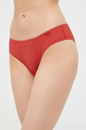 Nohavičky Calvin Klein Underwear červená farba, 000QF6879E