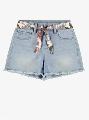 Light blue girly denim shorts name it Becky - Girls