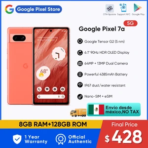 2023 Brand New Original Google Pixel 7A 5G 6.1 inches Octa Core Dual Camera 8GB 128GB NFC 13MP 64MP IP67 dust/water Android