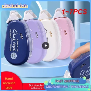 1~7PCS 6m*6mm Double Sided Adhesive Tape DIY Scrapbooking Collage Photo Album School Stationery Supplies Roller Tape