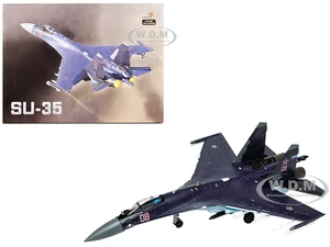 Sukhoi Su-35 Fighter Aircraft 08 "Russian Air Force" 1/72 Diecast Model by Air Force 1