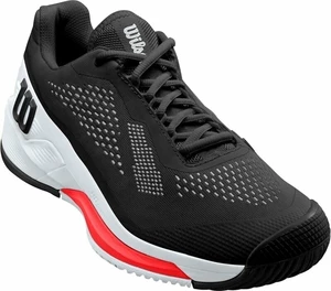 Wilson Rush Pro 4.0 Mens Tennis Shoe Black/White/Poppy Red 41 1/3 Férfi tenisz cipők