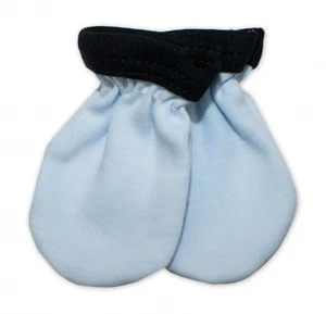 Baby Nellys Kojenecké rukavičky Little prince - modré, vel. 56/62, vel. 56-62 (0-3m)