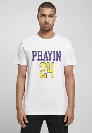 Prayin 24 Tee White