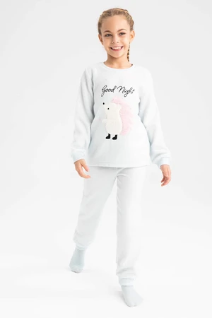 DEFACTO 2 piece Regular Fit Knitted Pyjamas