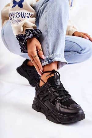 Women's Sport Shoes Sneakersy Black Daren