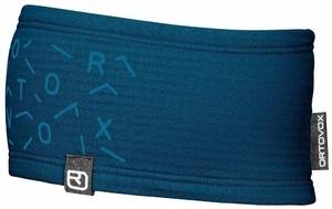 Ortovox Fleece Light Grid Headband Petrol Blue UNI Stirnband