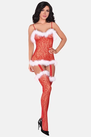 Set da donna LivCo Corsetti Fashion LivCo_Corsetti_Fashion_Bodystocking_Catriona_Red