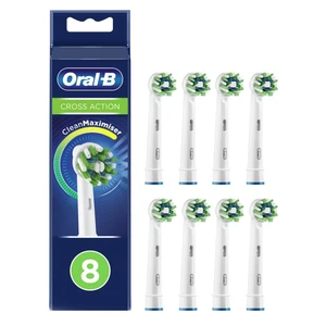 Oral-B EB 50-8 CrossAction náhradní hlavice s Technologií CleanMaximiser, 8 ks