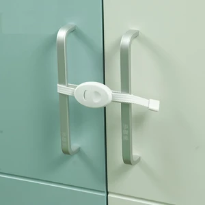 2Pcs/set Child Anti-pinch Safety Cabinet Door Lock Baby Kids Toddlers Infant Security Protection Cabinet Window Door Interlocks