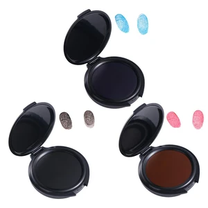 Clear Stamping Contract Quick-drying Office Supplies Mini Fingerprint Ink Pad Thumbprint Ink Pad Fingerprint Kit