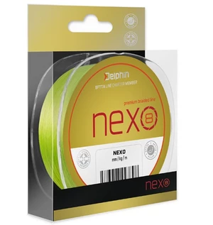 Delphin splétaná šňůrka nexo 8 fluo zelená - průměr 0,08 mm / nosnost 11 lb / návin 1300 m