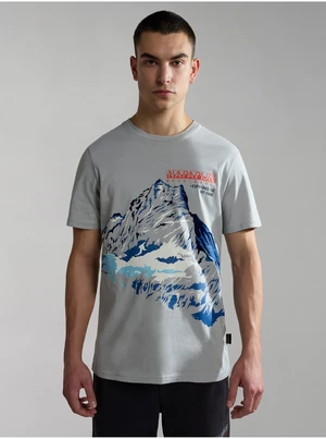 Grey men's T-shirt NAPAPIJRI Forsteri - Men