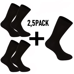 2,5PACK socks Nedeto high bamboo black