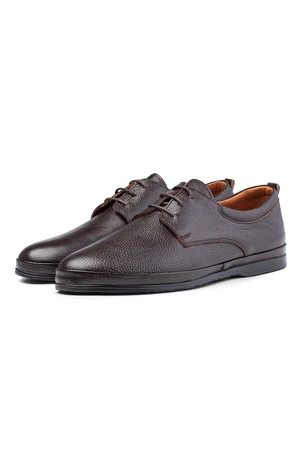 Ducavelli Otrom Genuine Leather Comfort Orthopedic Men's Casual Shoes, Dad Shoes, Orthopedic Shoes.