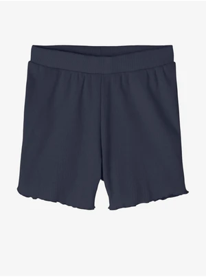 Dark Blue Girly Rib Shorts name it Tara - unisex