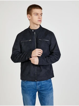 Black Suede Jacket ONLY & SONS Willow - Men