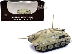 Jagdpanzer 38(T) SD.Kfz. 138/2 Hetzer Tank Destroyer German Army World War II 1/72 Diecast Model by Legion