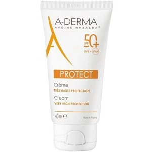 A-DERMA Ochranný krém pro suchou pleť SPF 50+ Protect (Fragrance-Free Sun Cream) 40 ml