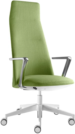 LD SEATING Kancelářske křeslo MELODY DESIGN 795-FR, F40-N0, kříž hliník bílý